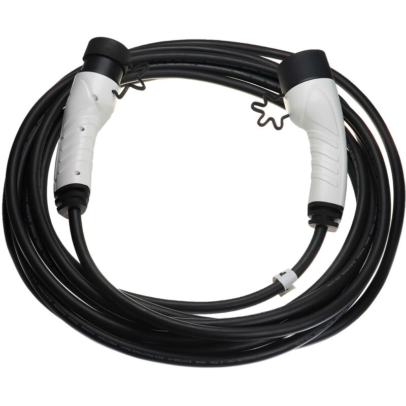 foto del prodotto vhbw cavo di ricarica tipo 2 tipo 2 compatibile con citroen e berlingo, c5 x phev, e c3 auto elettrica monofase 16 a 3,5 kw 7 m