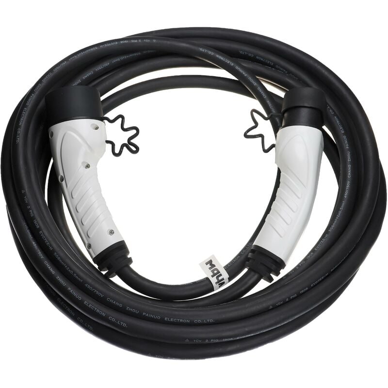 foto del prodotto vhbw cavo di ricarica tipo 2 tipo 2 compatibile con hyundai staria, tucson, tucson phev auto elettrica trifase 32 a 22 kw 10 m