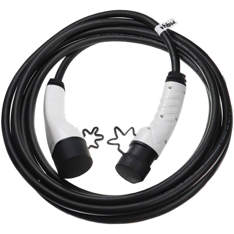 foto del prodotto vhbw cavo di ricarica tipo 2 tipo 2 compatibile con land rover range rover evoque phev, phev auto elettrica monofase 32 a 7 kw 7 m