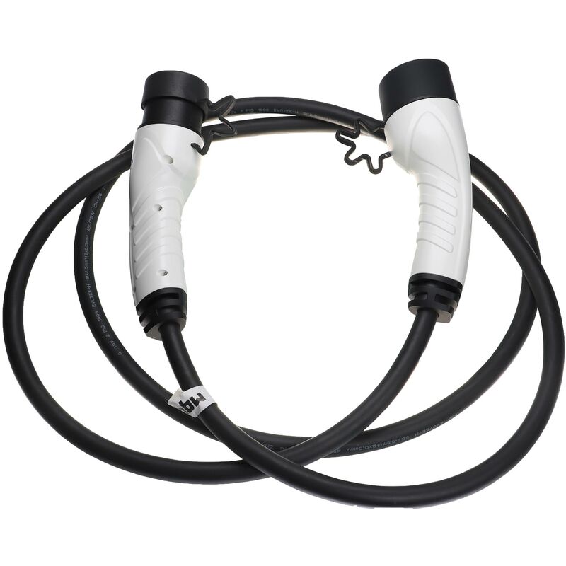 foto del prodotto vhbw cavo di ricarica tipo 2 tipo 2 compatibile con lynk co 01 auto elettrica trifase 16 a 11 kw 3 m