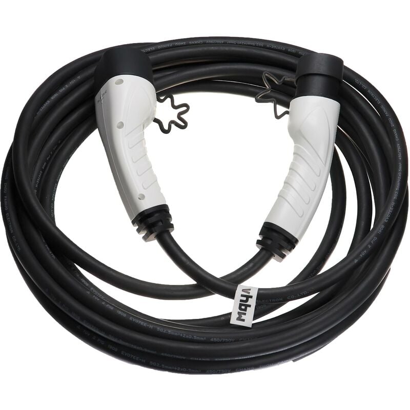 foto del prodotto vhbw - cavo di ricarica tipo 2-tipo 2 compatibile con mini cooper countryman electric auto elettrica - trifase 16 a 11 kw 10 m
