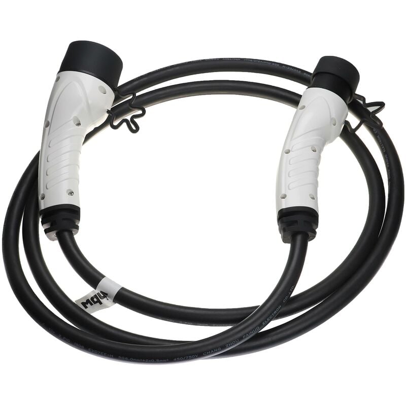 foto del prodotto vhbw cavo di ricarica tipo 2 tipo 2 compatibile con opel corsa electric, grandland phev auto elettrica monofase 32 a 7 kw 3 m