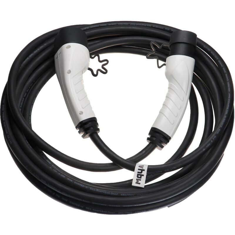 foto del prodotto vhbw cavo di ricarica tipo 2 tipo 2 compatibile con opel grandland gse auto elettrica trifase 16 a 11 kw 10 m