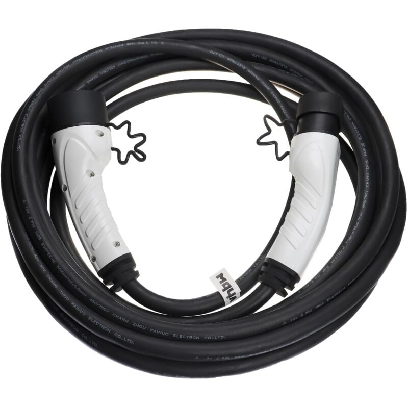 immagine 0 del prodotto vhbw cavo di ricarica tipo 2 tipo 2 compatibile con porsche cayenne phev, cayenne, macan auto elettrica trifase 32 a 22 kw 10 m