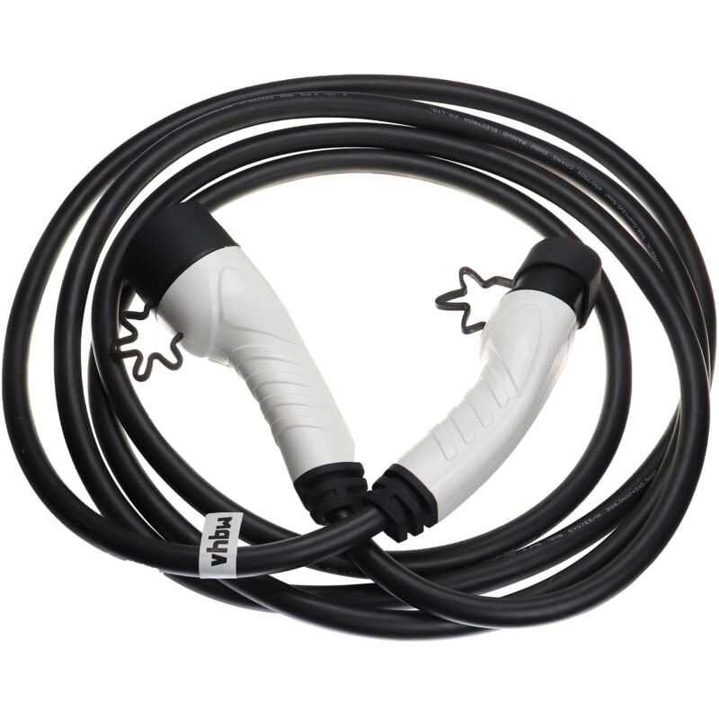 foto del prodotto vhbw cavo di ricarica tipo 2 tipo 2 compatibile con smart eq fortwo, 1, 3 auto elettrica monofase 32 a 7 kw 5 m