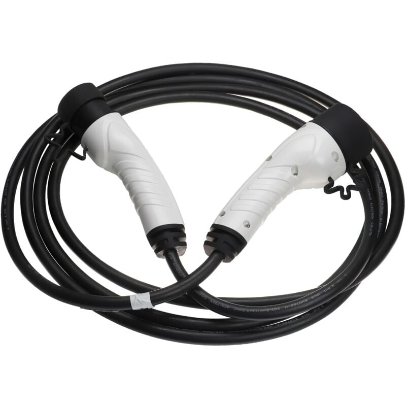foto del prodotto vhbw cavo di ricarica tipo 2 tipo 2 compatibile con tesla model s, model 5, model 3 auto elettrica monofase 16 a 3,5 kw 5 m