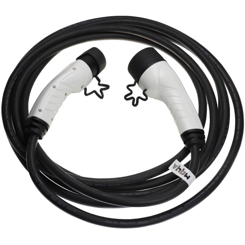 foto del prodotto vhbw cavo di ricarica tipo 2 tipo 2 compatibile con tesla model s, model 5, model 3 auto elettrica trifase 16 a 11 kw 7 m