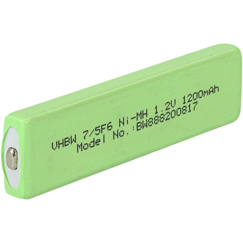 foto del prodotto vhbw celle batteria compatibile con sanyo kf a650 lettore cd minidisc 1100mah, 1,2v, nimh , button top, 7 5f6