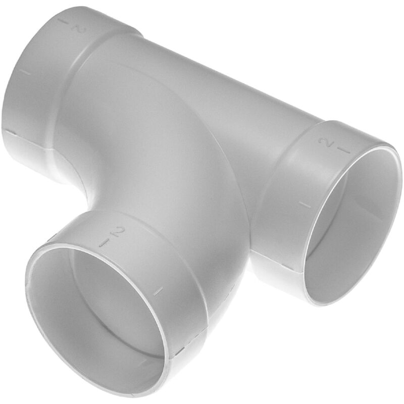 foto del prodotto vhbw diramazione a t interno interno interno, diametro 50.8mm compatibile con impianto di aspirazione centralizzato