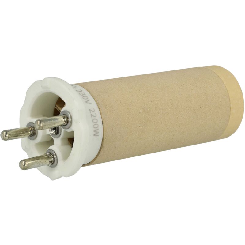foto del prodotto vhbw elemento riscaldante compatibile con leister mistral 6 system pistola di saldatura a aria calda 2200 w, nucleo in ceramica, 3,15 x 9,1 cm