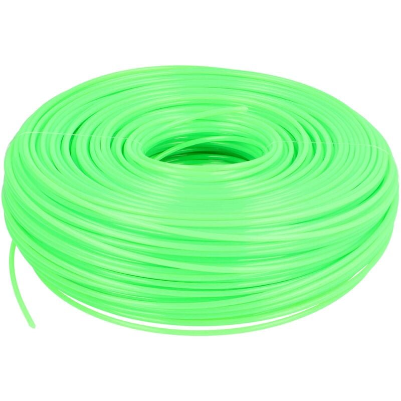 foto del prodotto vhbw filo falciante diametro 2mm per rasaerba decespugliatore 100 m, verde, nylon, resistente filo di ricambio per tagliaerba