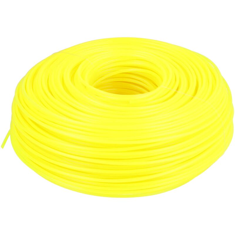foto del prodotto vhbw filo falciante universale per tagliaerba, decespugliatore filo di ricambio, giallo, 2 mm x 100 m, rotondo