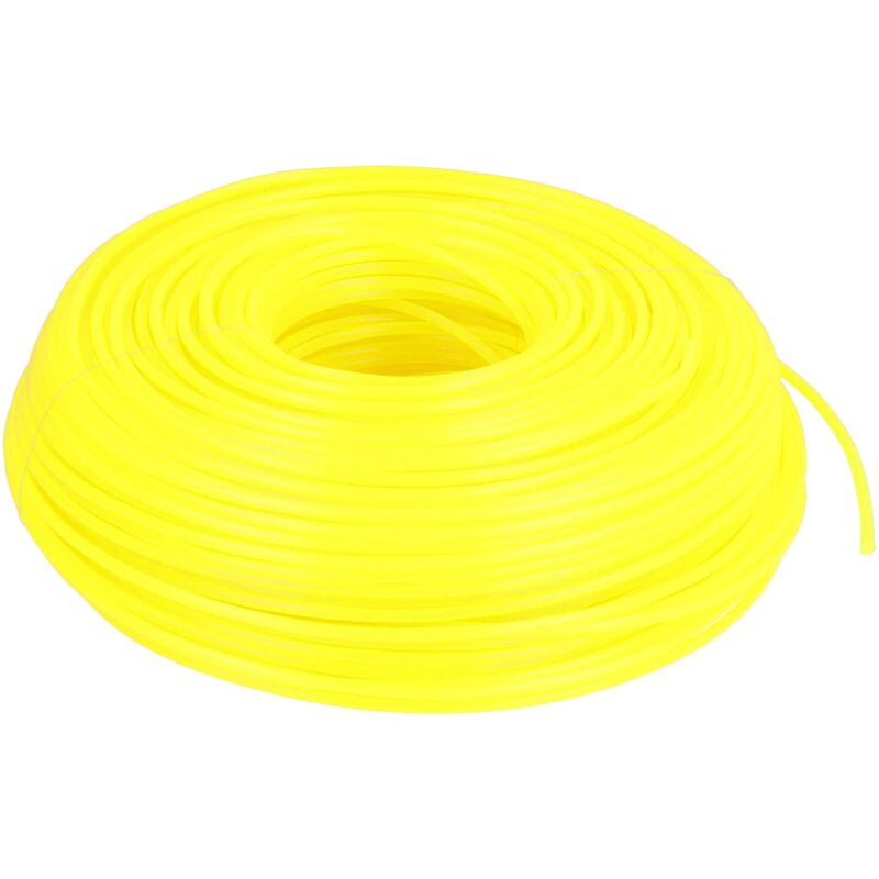 foto del prodotto vhbw filo trimmer falciante diametro 2,4mm per rasaerba decespugliatore 88 m, giallo, nylon, resistente filo di ricambio per tagliaerba