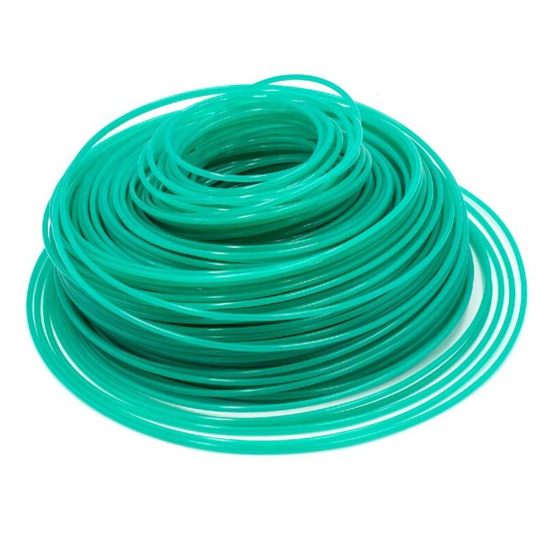foto del prodotto vhbw filo trimmer falciante diametro 2,4mm per rasaerba decespugliatore 88 m, verde, nylon, resistente filo di ricambio per tagliaerba