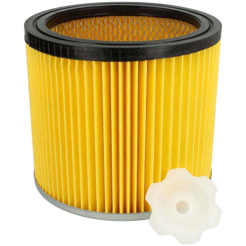 foto del prodotto vhbw filtro a pieghe piatte compatibile con bosch pas 850 aspirapolvere nero argento giallo