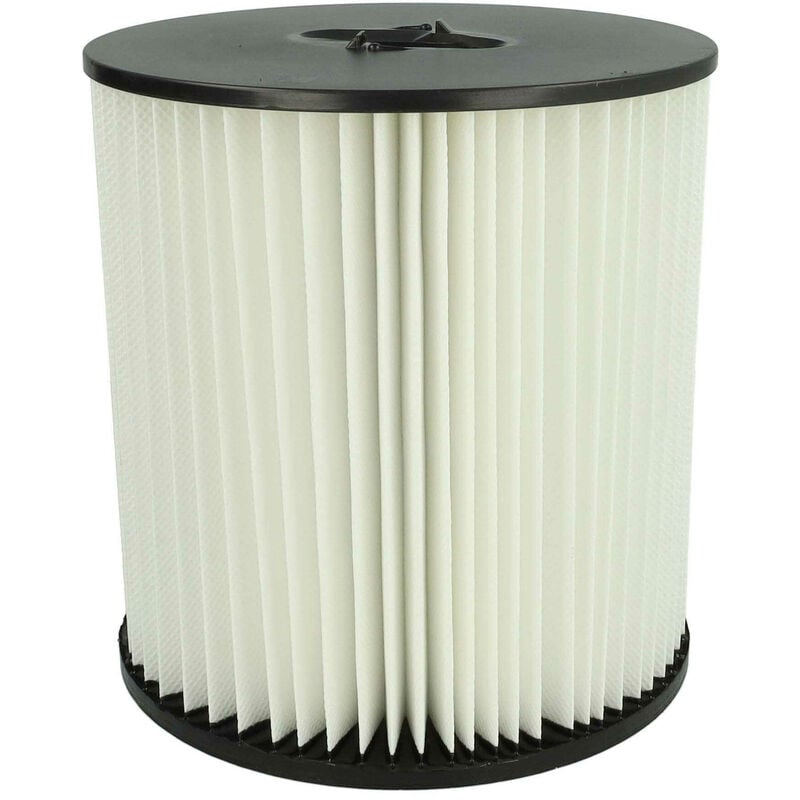 foto del prodotto vhbw filtro a pieghe piatte compatibile con dirt devil platinum force 1099e, 499e, 599e, 599e c, 390, 590, 690 aspirapolvere cartuccia filtrante