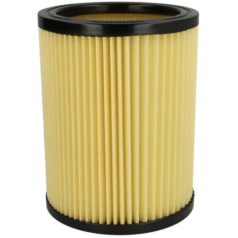 foto del prodotto vhbw filtro a pieghe piatte compatibile con hikoki hitachi wde 3600, 1200, 1200m aspirapolvere giallo nero