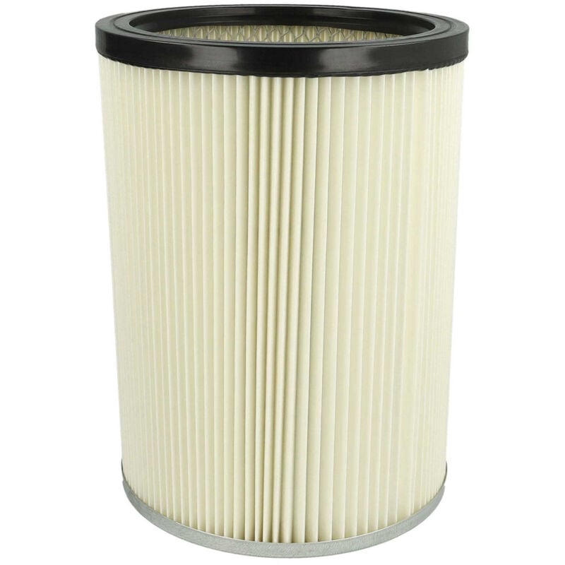 foto del prodotto vhbw filtro a pieghe piatte compatibile con k rcher nt 551 ho aspiratore umido secco cartuccia filtrante, carta plastica, bianco