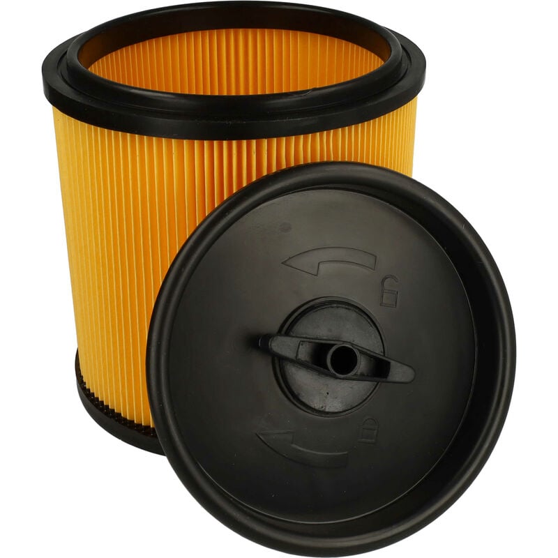 foto del prodotto vhbw filtro a pieghe piatte compatibile con lidl parkside pnts 1400 c1, 1400 d1, 1400 e2, 1400 f2 cartuccia filtrante
