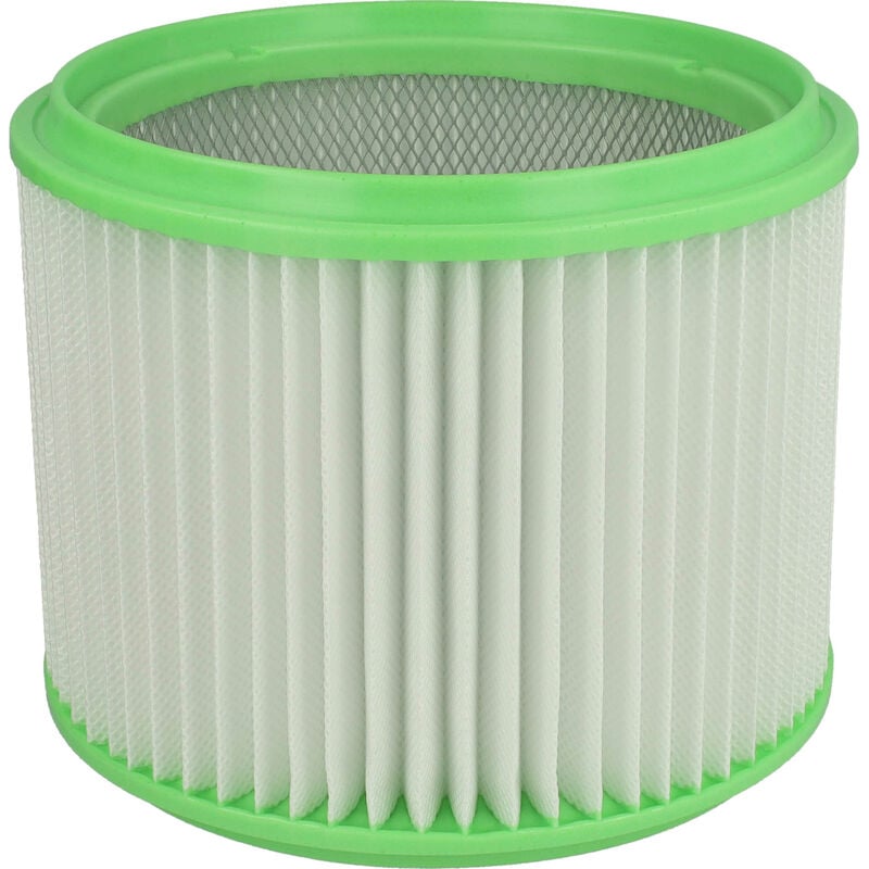 foto del prodotto vhbw filtro a pieghe piatte compatibile con makita 83203 bja, 448 83203bja, 448, 446l, p 70219, vc2010l, 446lx aspirapolvere cartuccia filtrante