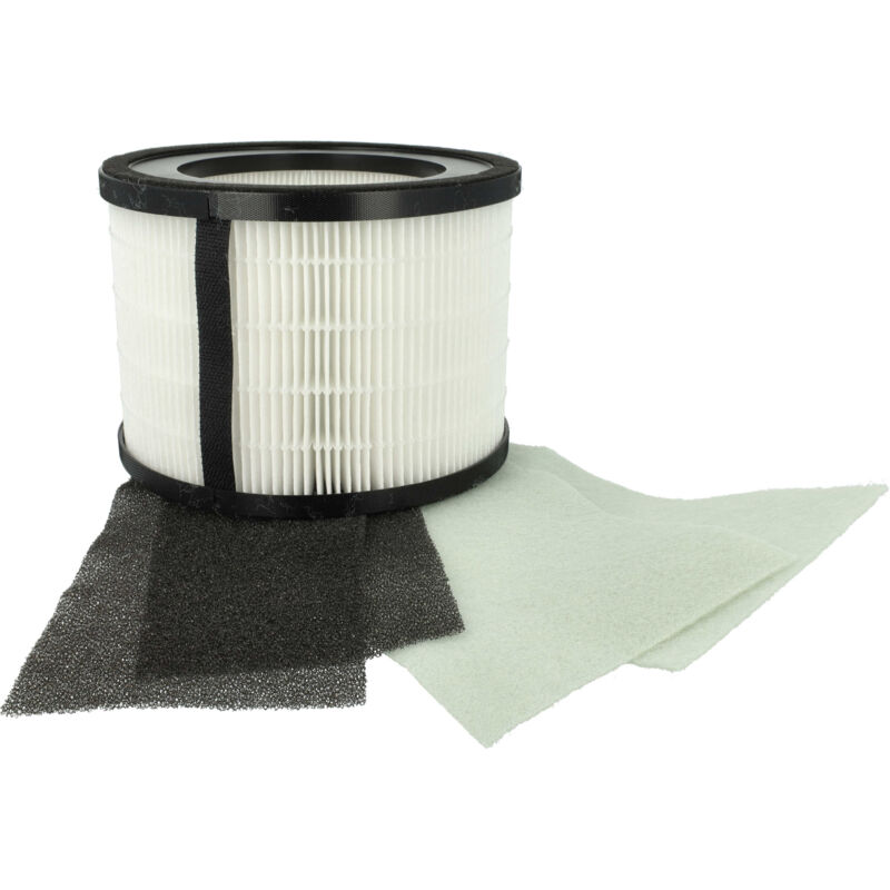 foto del prodotto vhbw filtro aria compatibile con leitz trusens z 2500, z 2000 purificatore d aria filtro combinato prefiltro hepa carbone attivo