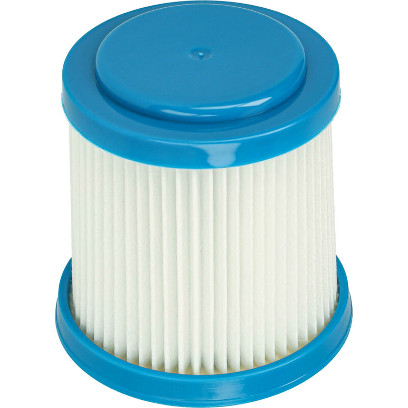 foto del prodotto vhbw filtro compatibile con black decker svj520b, svj520bfs, svj520bfsp aspirapolvere filtro hepa a pieghe piatte bianco blu sostituisce