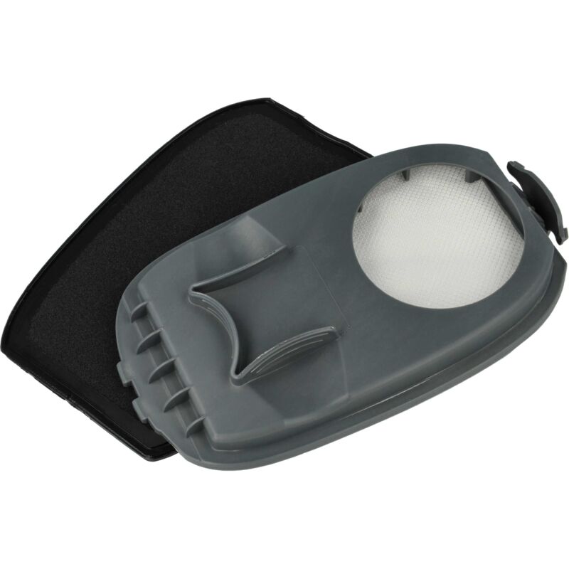 foto del prodotto vhbw filtro compatibile con philips xw9463, xw9385, xw9384 01, xw9383, xw9382 aspirapolvere, lavapavimenti filtro hepa grigio nero bianco