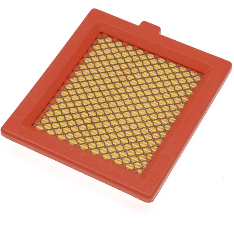 foto del prodotto vhbw filtro di ricambio 1x filtro dell aria compatibile con alpina, atco, castelgarden, ggp tagliaerba 12,2 x 10,8 x 2 cm, arancione giallo