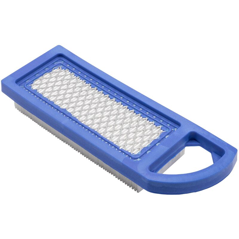 foto del prodotto vhbw filtro di ricambio compatibile con briggs stratton 284h07, 284h77, 285h77, 286h77, 31e707 tagliaerba 18 x 8 x 3,5 cm, bianco blu