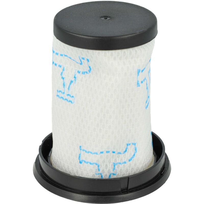foto del prodotto vhbw filtro di separazione compatibile con rowenta air force flex rh9571, 7 60 aspirapolvere filtro di ricambio, lavabile nero bianco blu