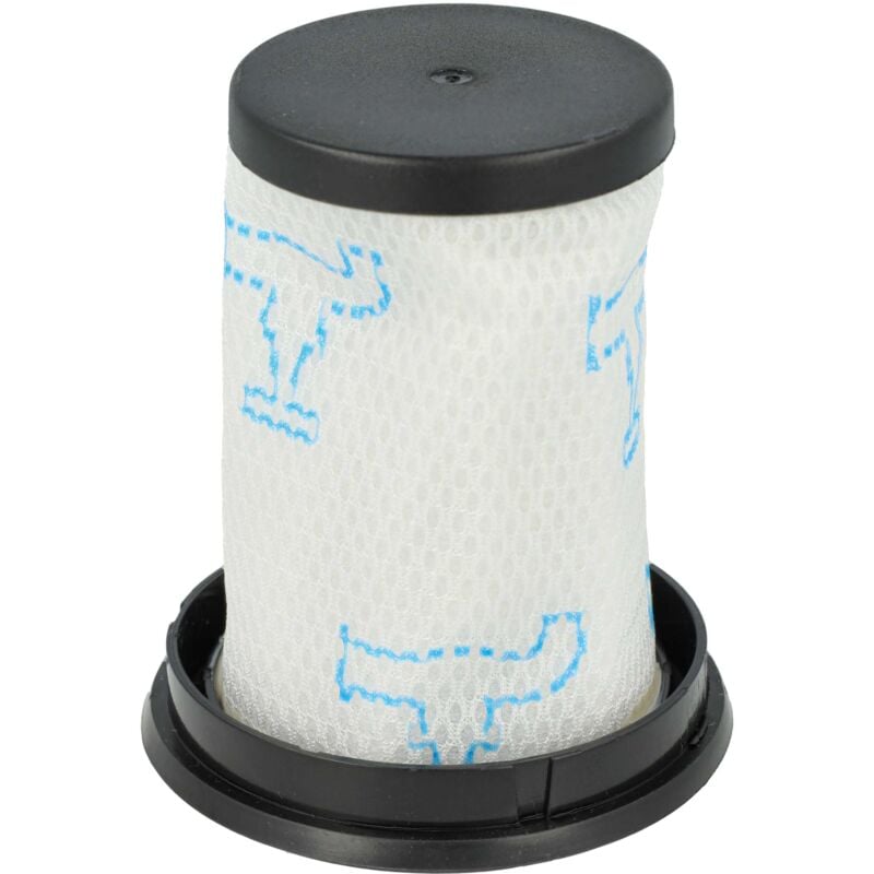 foto del prodotto vhbw filtro di separazione sostituisce rowenta zr009003 per aspirapolvere filtro di ricambio, lavabile nero bianco blu