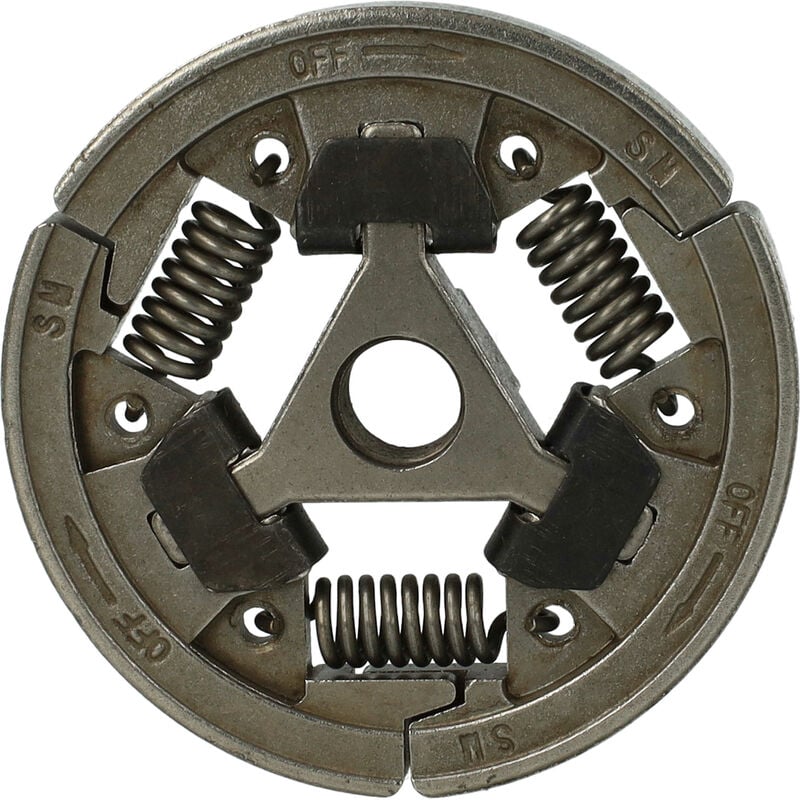 foto del prodotto vhbw frizione centrifuga compatibile con stihl 034, 036, 034av motosega ferro acciaio 65mn, 7,4 cm diametro, 1,6 cm spessore, 175 g