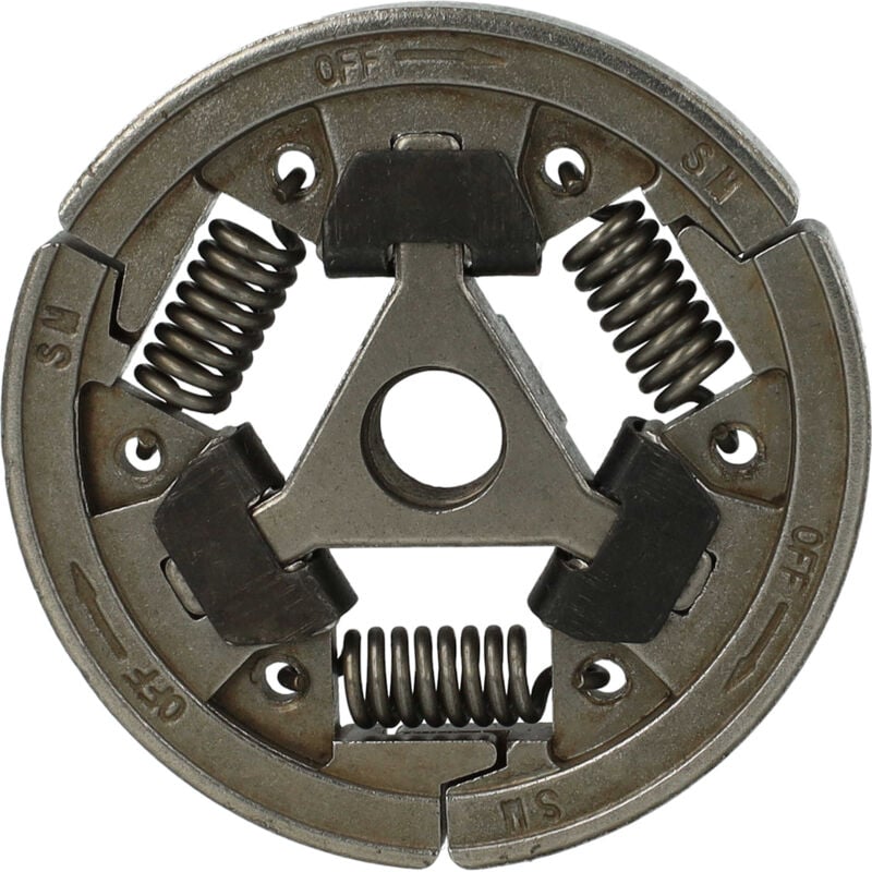 foto del prodotto vhbw frizione centrifuga compatibile con stihl ms 341, ms360 motosega ferro acciaio 65mn, 7,4 cm diametro, 1,6 cm spessore, 175 g