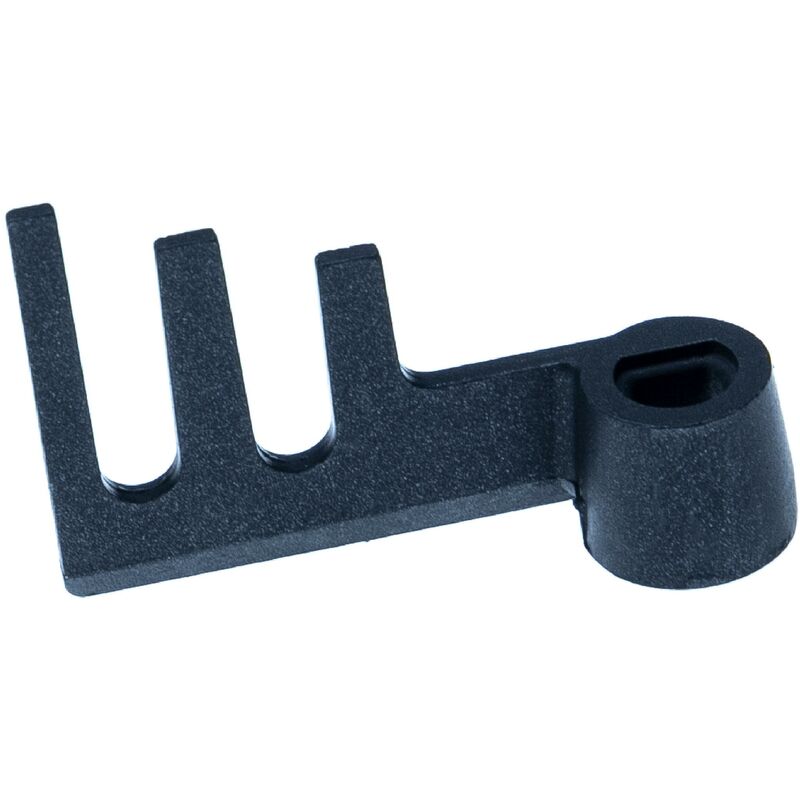 foto del prodotto vhbw gancio compatibile con panasonic sd zd2010kxh, sd zp2000wxe impastatrice attacco a tridente, 6,7 x 4,2 cm, lega di alluminio, nero