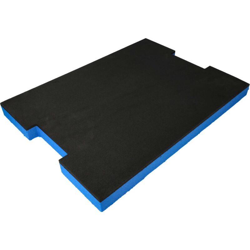 foto del prodotto vhbw inserto compatibile con bosch sortimo l boxx 4.0 lb4 cassetta degli attrezzi schiuma rigida, nero blu, 30mm