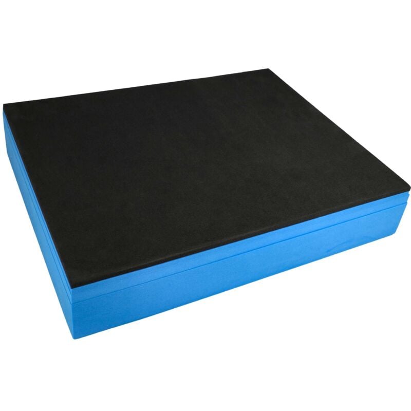 foto del prodotto vhbw inserto compatibile con bosch sortimo l boxx cassette degli attrezzi schiuma rigida schiuma pe, blu grigio antracite, 60mm