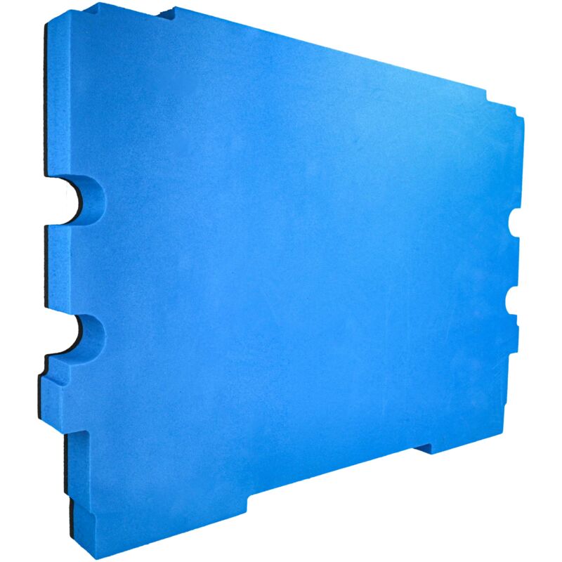foto del prodotto vhbw inserto compatibile con makita makpac 1, 2 cassetta degli attrezzi schiuma rigida, nero blu, 30mm