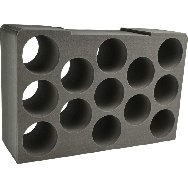 foto del prodotto vhbw inserto per cartucce compatibile con bosch sortimo l boxx 374 cassetta, valigetta degli attrezzi inserto per 13 cartucce di schiuma, nero