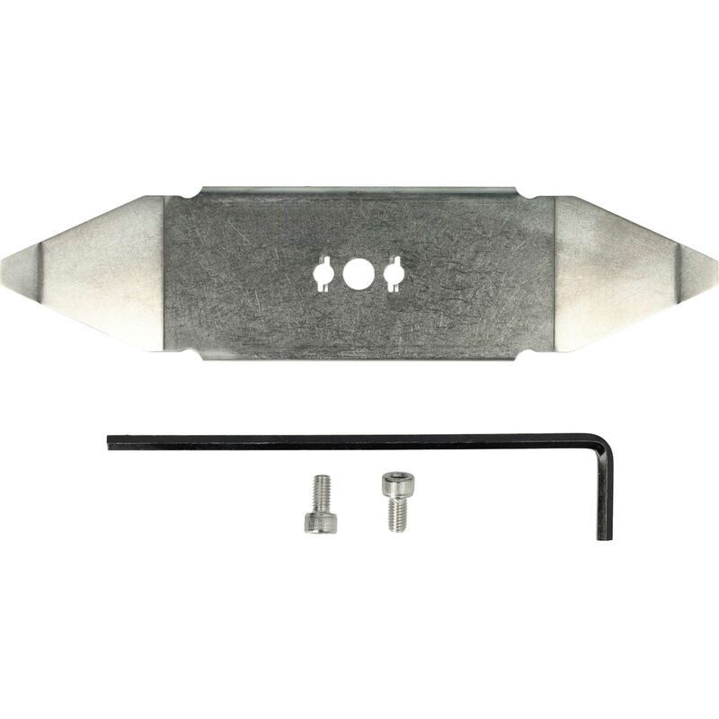 foto del prodotto vhbw lama di ricambio compatibile con robomow rx12u, rt700 pl, rt300, rt700, rt300 pl tagliaerba argento, in acciaio inox