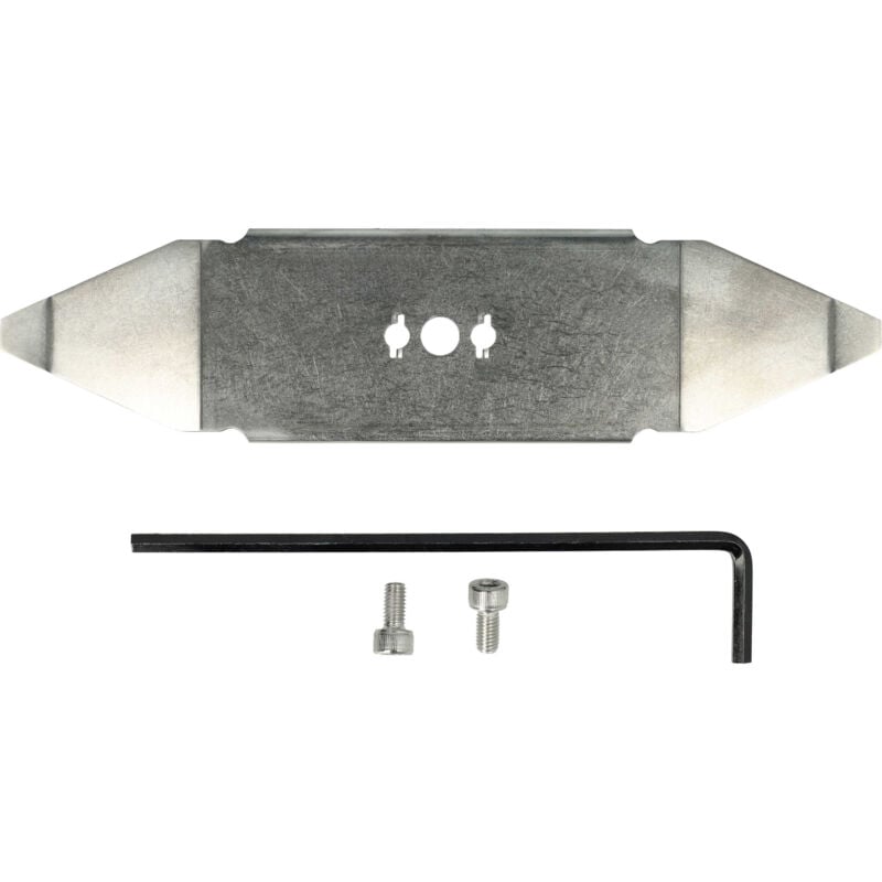 foto del prodotto vhbw lama di ricambio compatibile con wolf garden loopo s150, loopo s300, loopo s500 tagliaerba argento, in acciaio inox