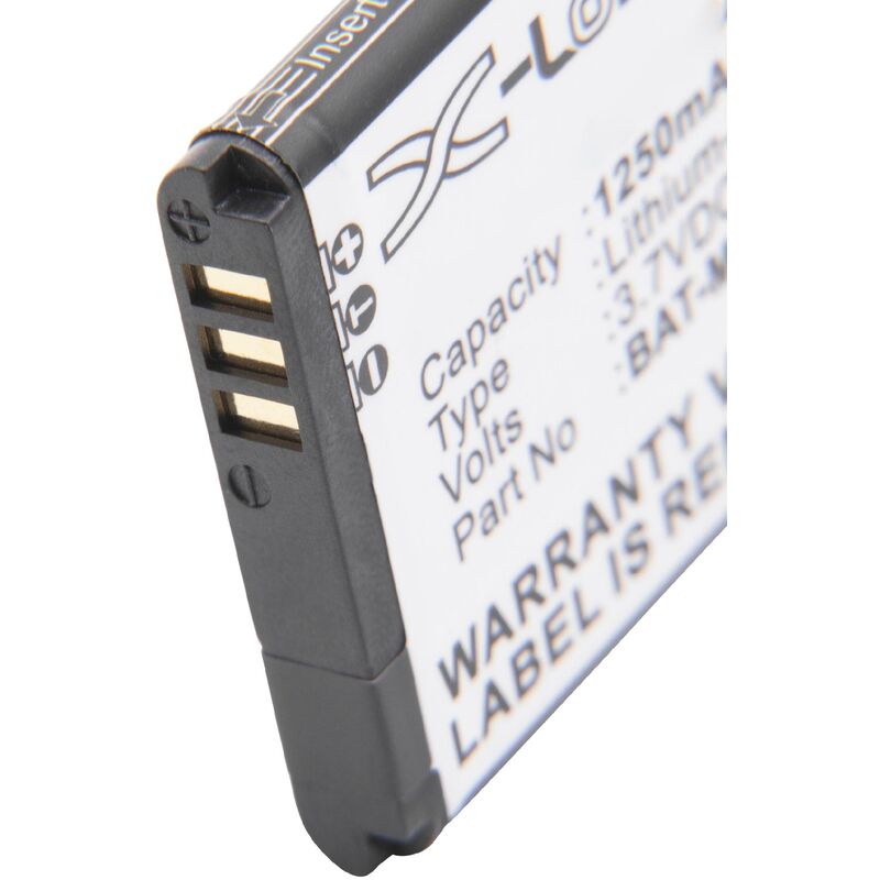 foto del prodotto vhbw li ion batteria 1250mah 3.7v compatibile con computer portatile scanner honeywell captuvo 70e, 75e, sl22, sl22 sled, sl42, sl42 sled, sl62