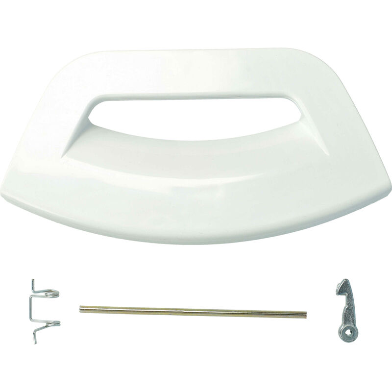 foto del prodotto vhbw maniglia per porta sportello compatibile con hotpoint wdpg 9640p uk, wdpg8640puk, wdpg9640puk, wdpk, wdpk. g 8640 p uk, wdud10760dpu lavatrice