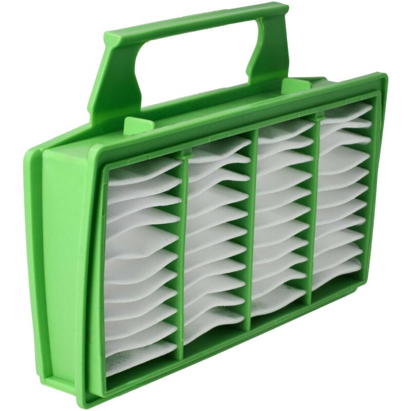 foto del prodotto vhbw microfiltro igienico compatibile con sebo airbelt k1, k series aspirapolvere filtro dell aria, verde, rettangolare