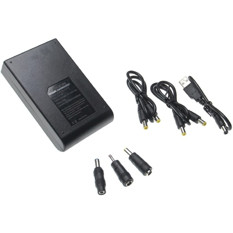 foto del prodotto vhbw mini ups per router, telecamere ip, modem, computer gruppo di continuit usb 5 v dc 12 v, 1,0 a