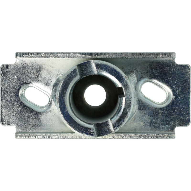 foto del prodotto vhbw mozzo portalame compatibile con brast brb rm 18141eco, brb rm 18196, brb rm 18140 b s, brb rm 18141 tosaerba 10 x 5 x 4,5 cm argento