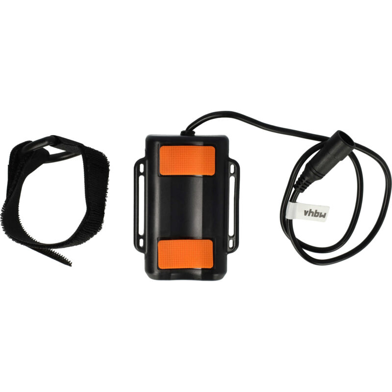 foto del prodotto vhbw pacco batteria per faretti, fanalini per biciclette 6000mah, 8,4v, li ion , impermeabile