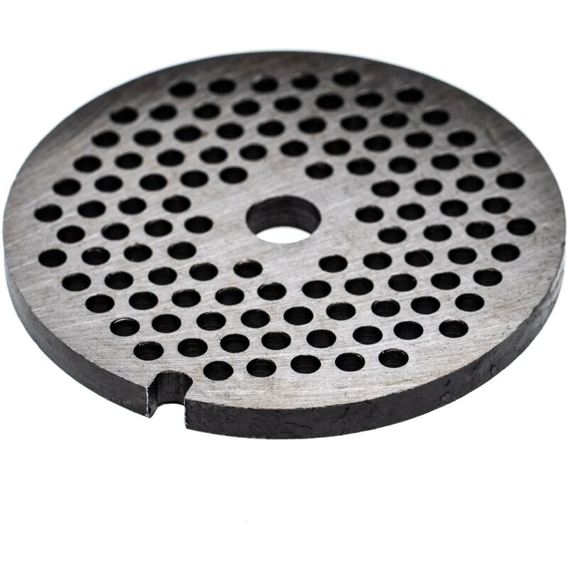 foto del prodotto vhbw piastra forata 32 compatibile con kbs tritacarne diametro fori 5mm, foro centrale 13,4mm, acciaio