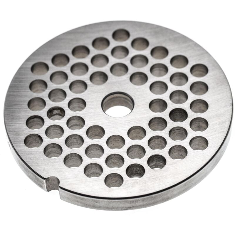 foto del prodotto vhbw piastra forata 32 compatibile con porkert tritacarne diametro fori 8mm, foro centrale 13,4mm, acciaio inox