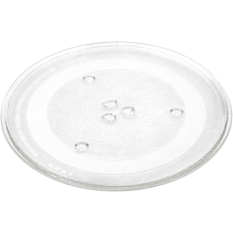 foto del prodotto vhbw piatto compatibile con samsung ms23f300eak, ms23f301eak forni a microonde piatto girevole con attacco a y, 285 mm, vetro, trasparente