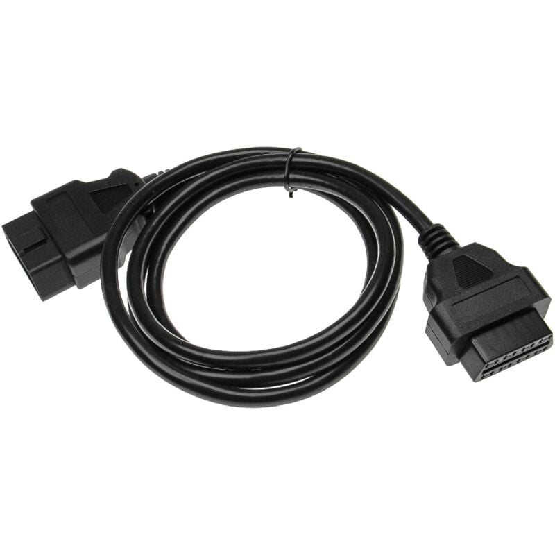 foto del prodotto vhbw prolunga obd2 on board diagnostics da femmina 16 pin a maschio 16 pin compatibile con veicolo, dispositivo 150cm